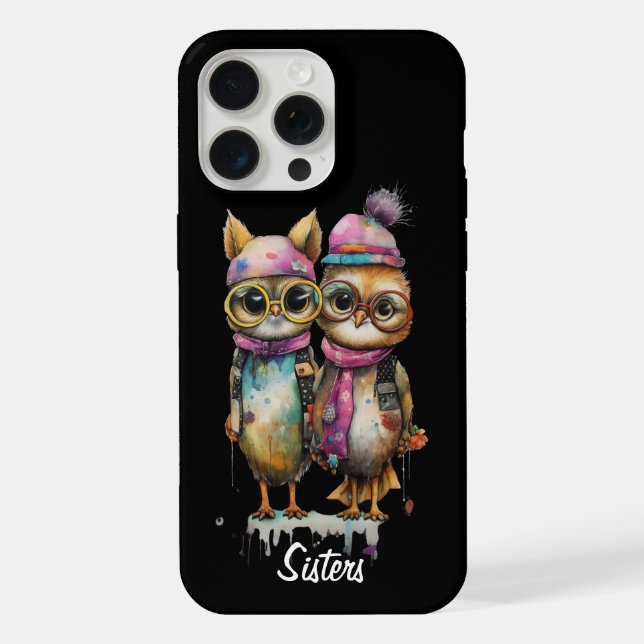 Funda Para iPhone 2 Owlie Cats (Reverso )