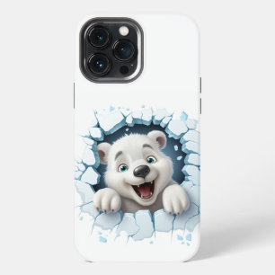 Funda Para iPhone 13 Pro Max 3.ᵉʳ Hielo Funny Bear Break