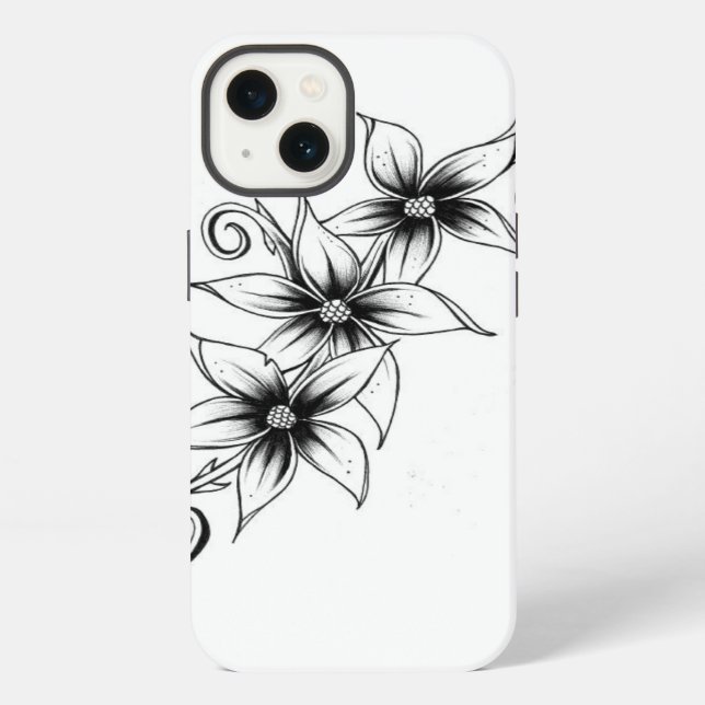 Funda Para iPhone 3 Flores (Reverso )