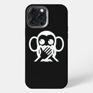 Funda Para iPhone 13 Pro Max 3 Monos Sabios Iwazaru 言わざる No Hablar Mal Emoji