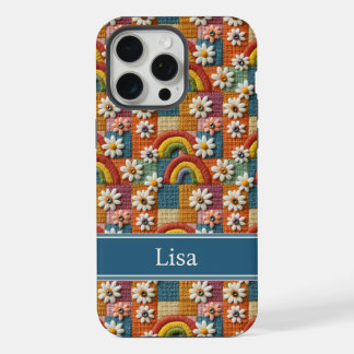 3D Embroidery Patchwork Phone Case | Personalized