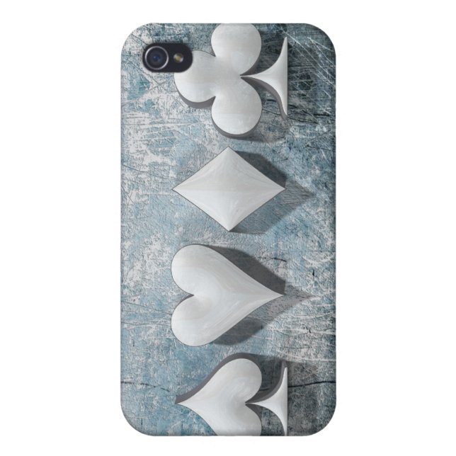Funda Para iPhone 3D ilustraciones "juegos del póker " (Atrás)