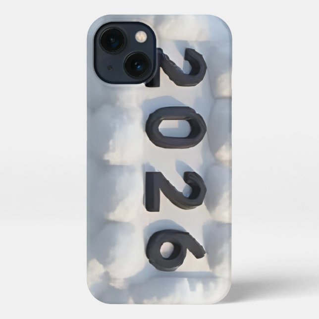 Funda Para iPhone  3D Number Design for New Year 2026 (Reverso )