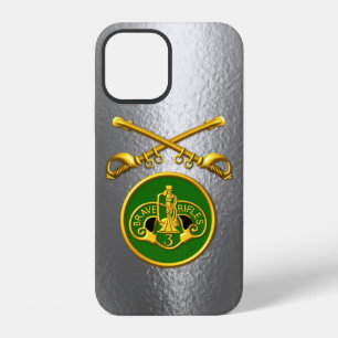 Funda Para iPhone 12 3rd Caballería Blindada Sables Cruzados Metal 