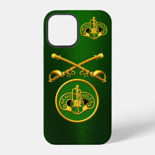 Funda Para iPhone 12 3rd Caballería Blindada Sables Cruzados Personaliz