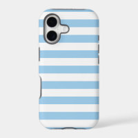 Funda para iPhone 5/5S de rayas de verano azul aci
