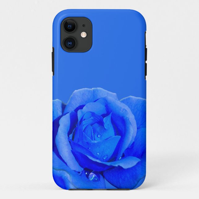 Funda para iPhone 5 Blue Rose Rosas Fundas para iP (Reverso)