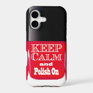 Funda para iPhone 5 Botella de Esmalte de Uñas Roj