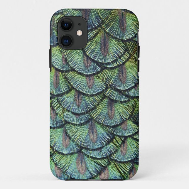 Funda para iPhone 5 Case-Mate Plumas de Pavo Real (Reverso)