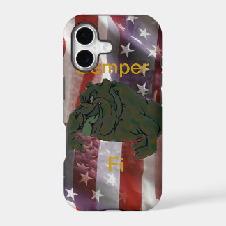 Funda para iPhone 5 con bandera americana Bulldog
