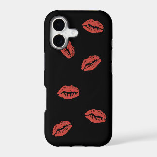 Funda para iPhone 5 con Beso de Labios Rojos