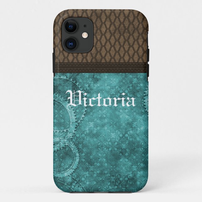 Funda para iPhone 5 de BT de Gear Steampunk metali (Reverso)