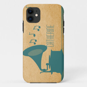 Funda para iPhone 5 de BT de vinificación verde az