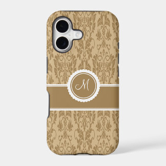 Funda para iPhone 5 de damasco con monograma de ca