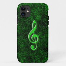 Funda para iPhone 5 de Green Music Note