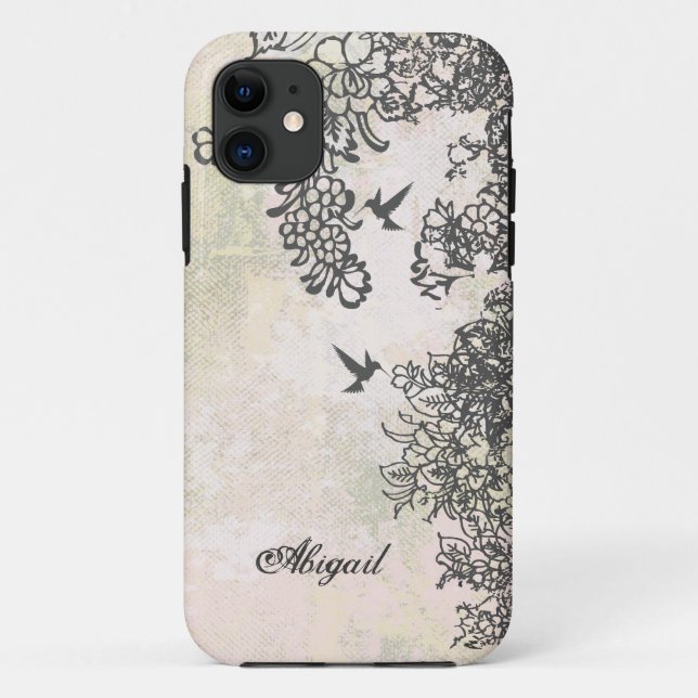 Funda para iPhone 5 de Hummingbirds & Flowers pers (Reverso)