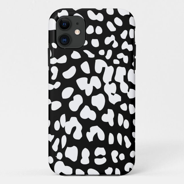 Funda para iPhone 5 de impresión Leopard en blanco (Reverso)