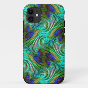 Funda para iPhone 5 de patrón Swirl Feather Feathe