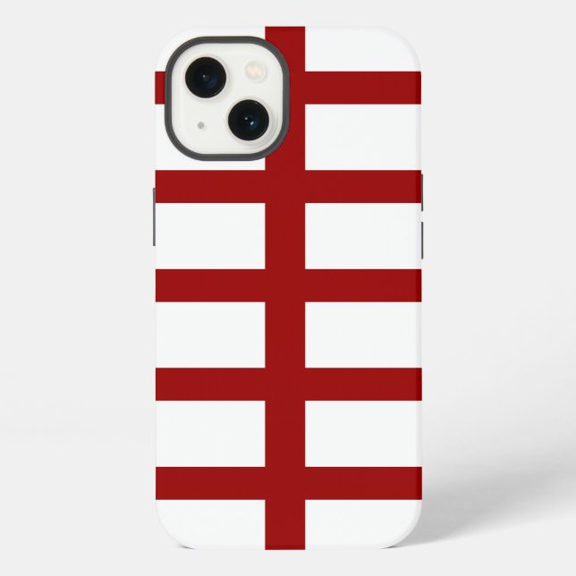 Funda Para iPhone 5 Líneas rojas bifurcadas (Reverso )