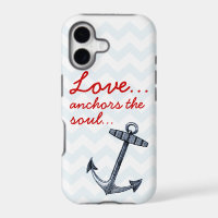 Funda para Iphone 5 Love Anchors the Soul