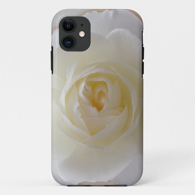 Funda para iPhone 5 Rosa Blanca Clásica Fundas par (Reverso)