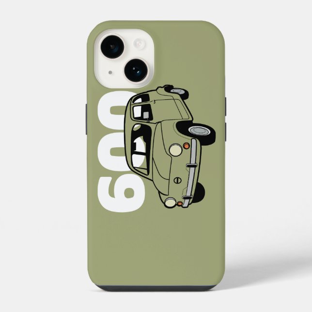 Funda Para iPhone 600 verde v2 (Reverso )
