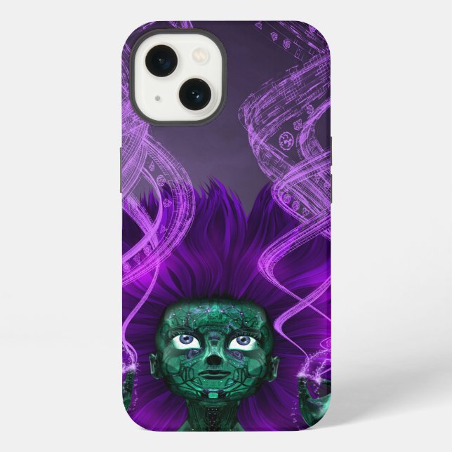 Funda para iPhone 6/6S Glitch Witch Purple (Reverso )