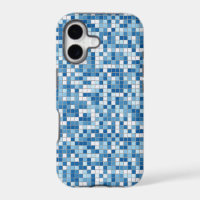 funda para iphone 6 baldosas azules y blancas