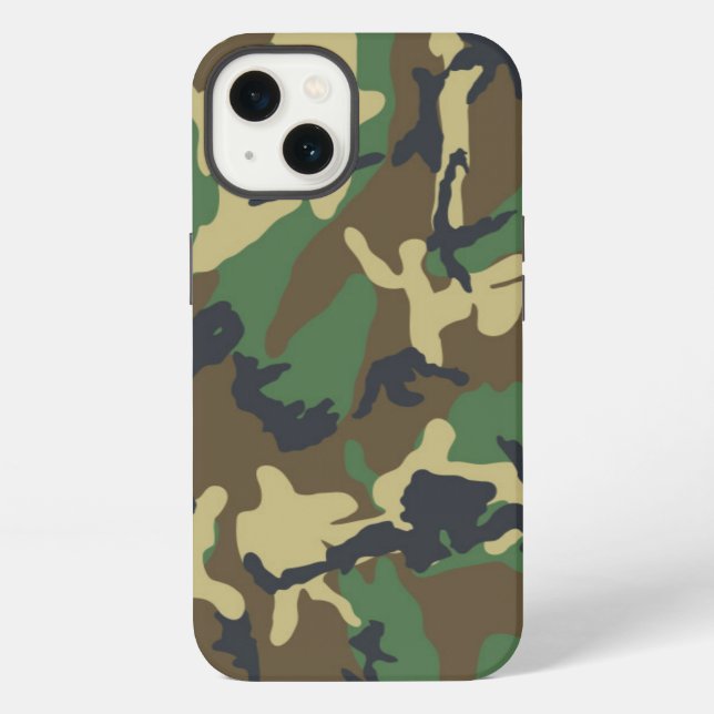 Funda para Iphone 6 Camuflaje de Bosque (Reverso )