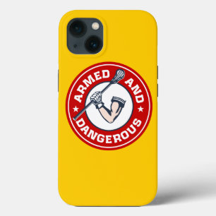 Funda para iPhone 6 Lacrosse Armed and Dangerous