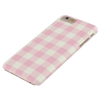 Funda para iPhone 6 Plus Pale Pink Gingham