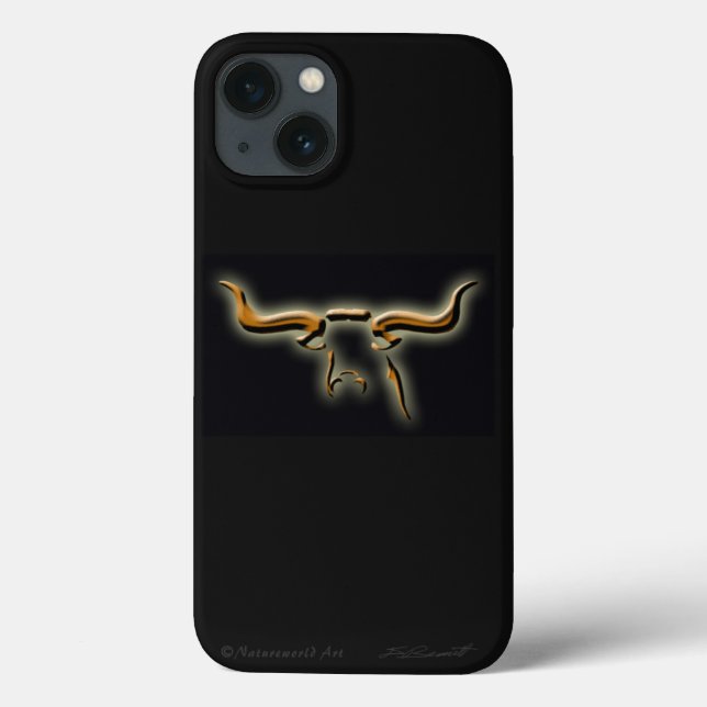 Funda para iPhone 6 simple y duro de Longhorn (Reverso)