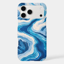Funda para iPhone 6 Topografía de Glaciar Abstract