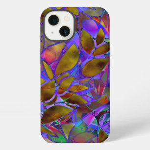 Funda para iPhone 6 Tough Floral Abstracto Vidrio
