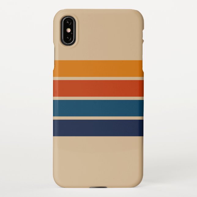 Funda Para iPhone 70s Retro iPhone XS Max Case (Reverso)