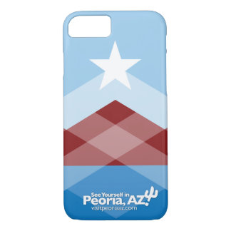 Funda para iPhone 7 con bandera de Peoria