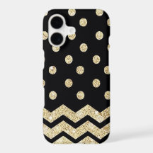 Funda para iPhone 7 con lunares y Chevron en negro