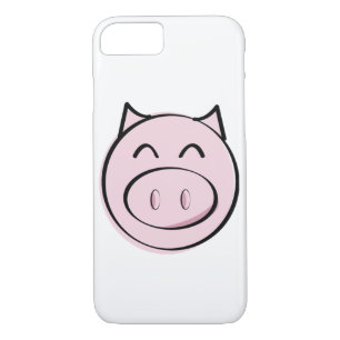 Funda para iPhone 7 de cerdo rosa