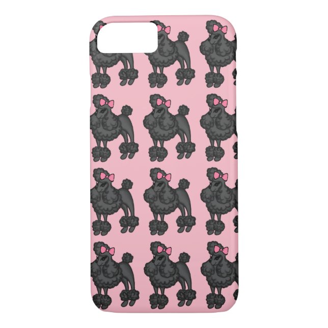 Funda para iPhone 7 de French Poodles (Reverso)