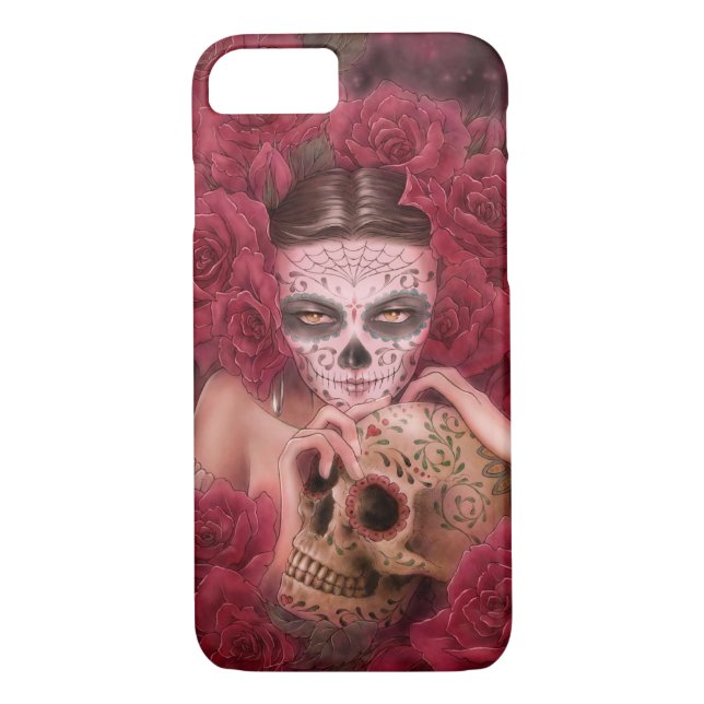 Funda para iPhone 7 de Las Calaveras (Reverso)