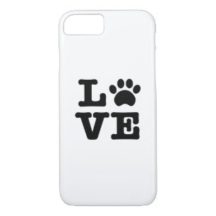 Funda para iPhone 7 de Love Paw Print