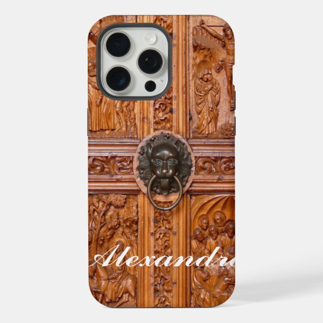 Funda para iPhone 7 de puerta de madera vibe case  (Reverso )