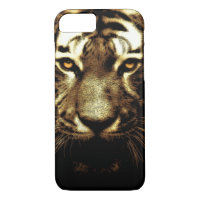 Funda para iPhone 7 de Tiger Eyes Photo Wild Anima