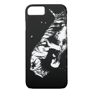 Funda para iPhone 7 del tigre blanco y negro