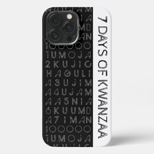 Funda Para iPhone 7 días de Kwanzaa (Reverso )
