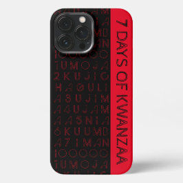 Funda Para iPhone 13 Pro Max 7 días de Kwanzaa