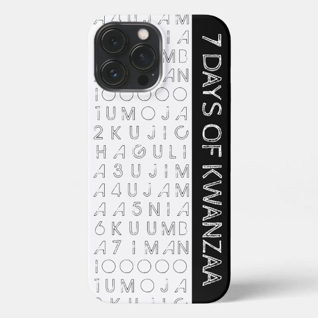 Funda Para iPhone 7 días de Kwanzaa (Reverso )