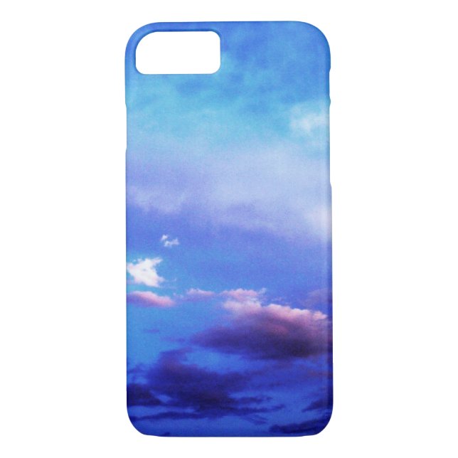 Funda para iPhone 7 en nubes y cielo (Reverso)
