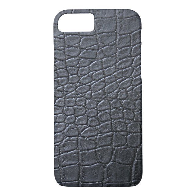 Funda para iPhone 7 en piel de coligador falso (Reverso)