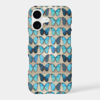 Funda para iPhone 7 Mariposas Azules Vintage